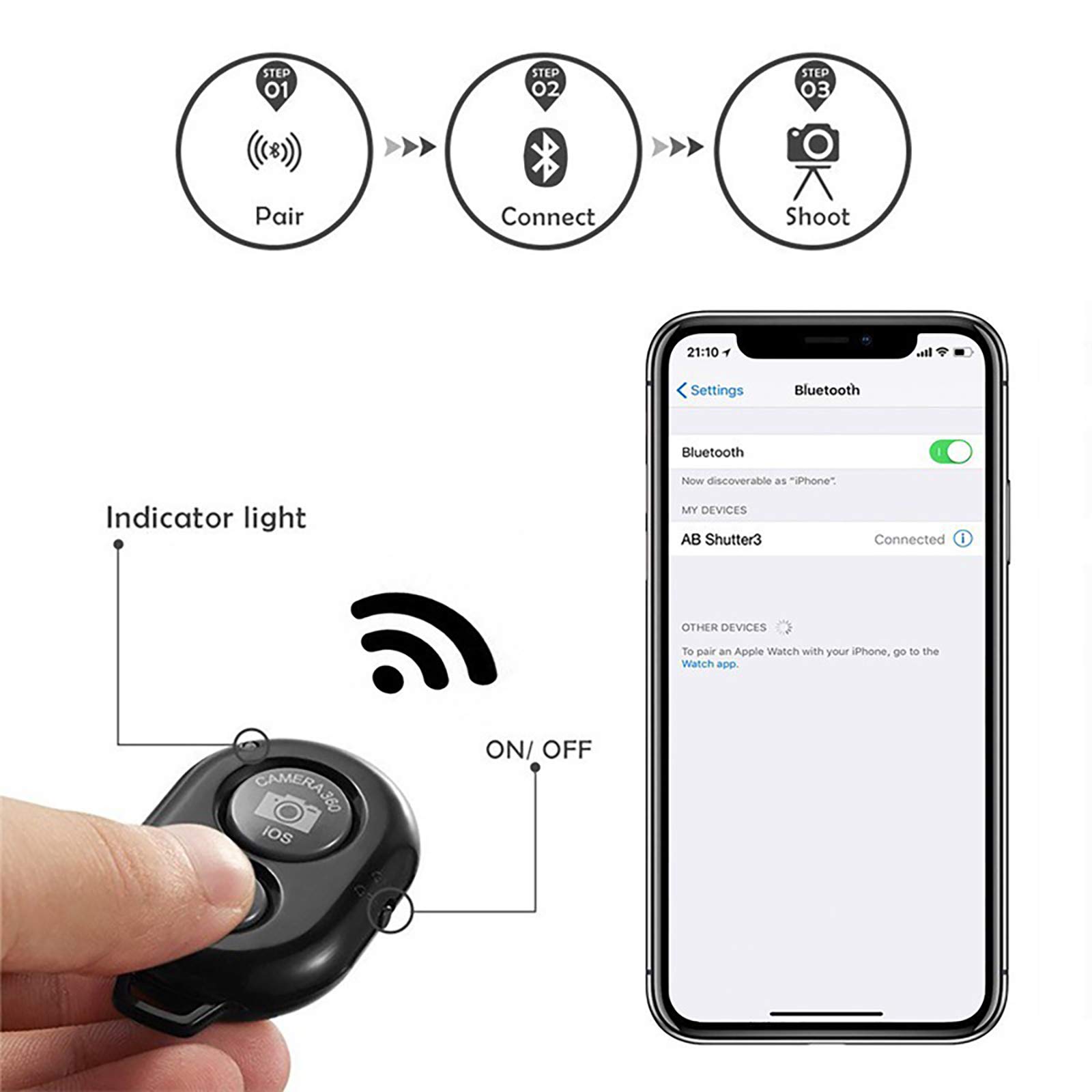 6-in-1 Ring Light with Adjustable Tripod Stand & Phone Holder - Dimmable LED Selfie Light with 3 Lighting Modes for YouTube Videos, Photography, Makeup, Live Streaming & Video Conferencing
