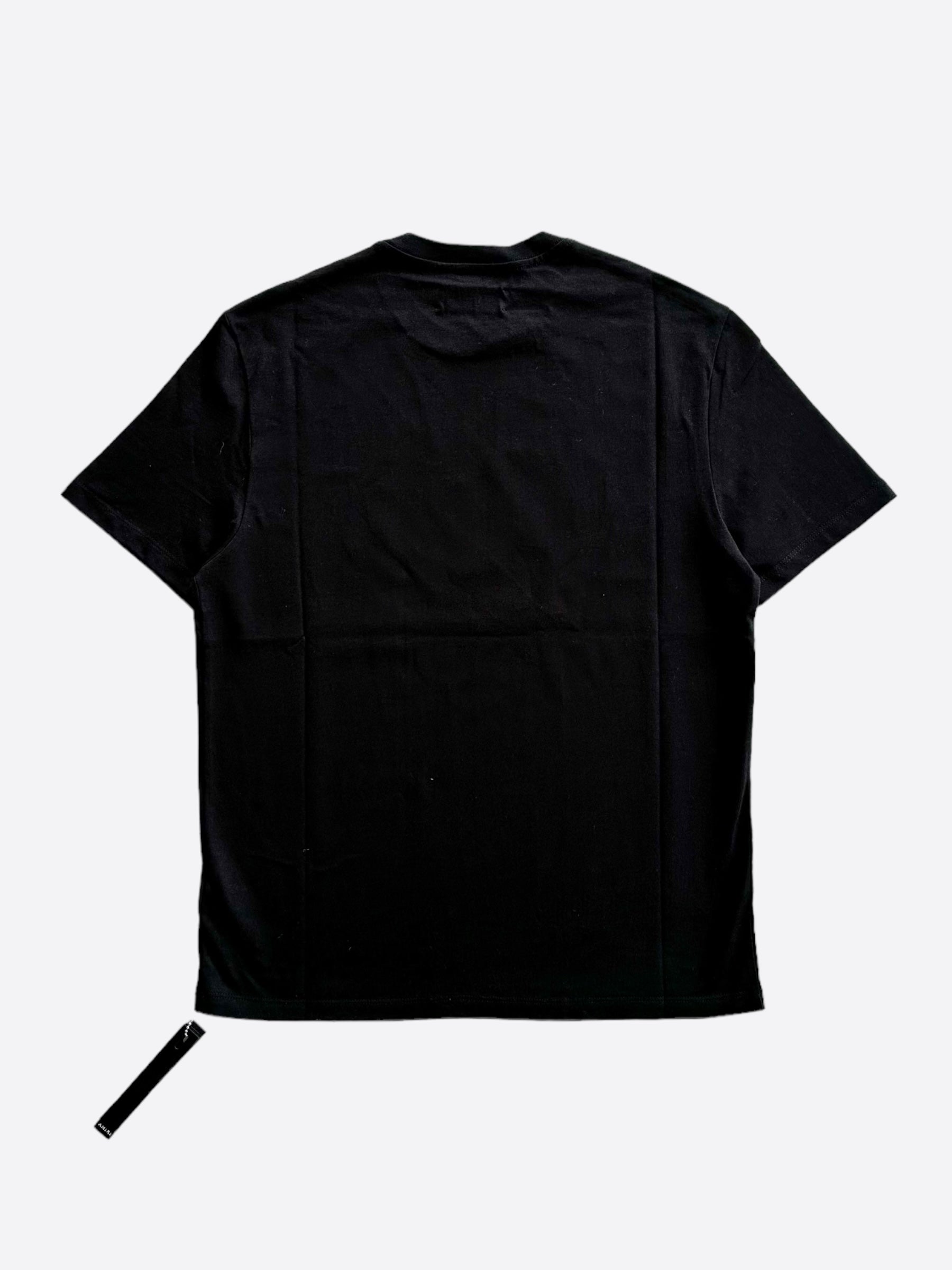 Amiri Black & Red Bandana Rabbit Graphic T-Shirt for Men - Stylish Streetwear Tee for Casual Outfits & Music Festivals