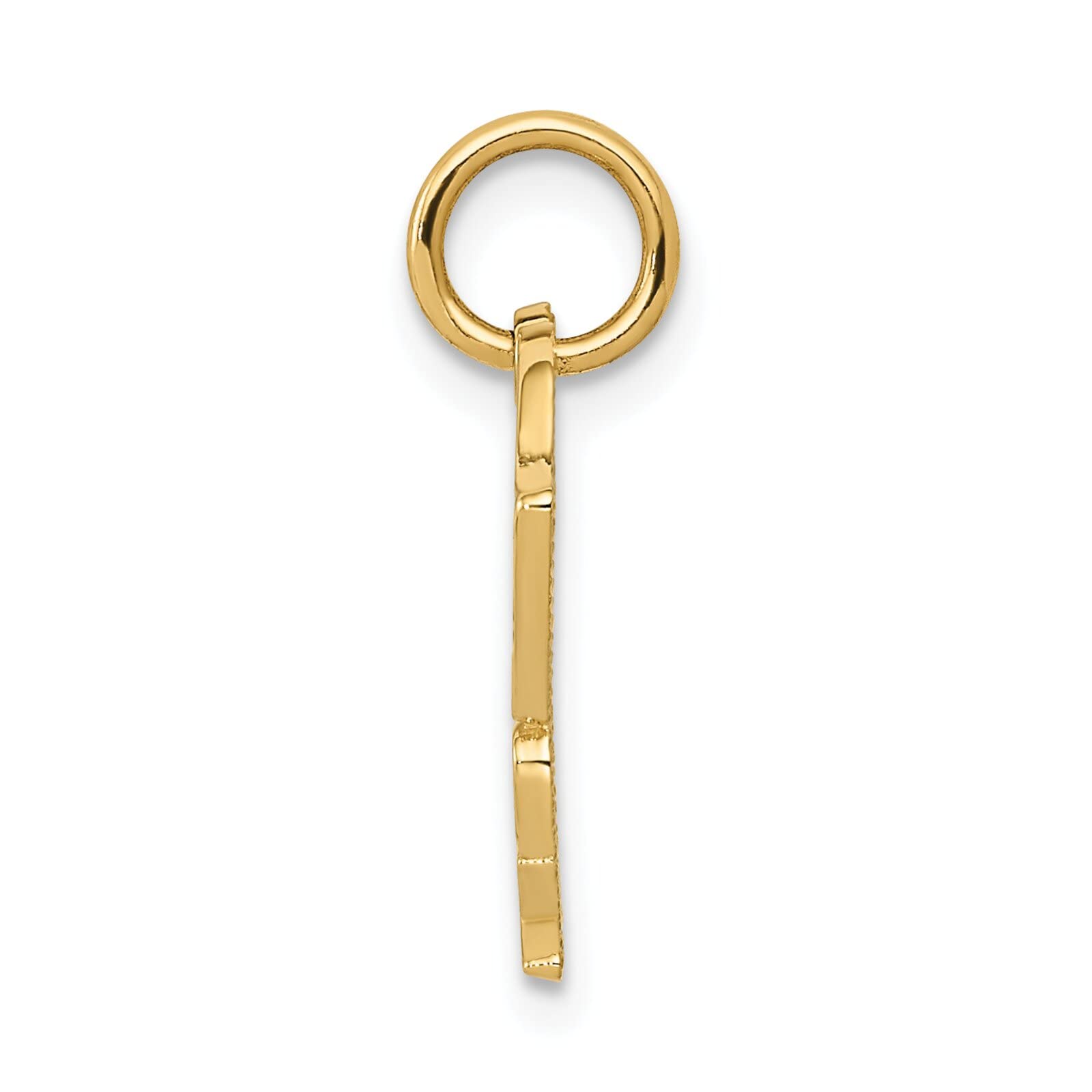 14K Gold Speed Freak Racing Flags Charm Pendant - Durable Jewelry for Car Racing Enthusiasts - Perfect Gift for Motorsport Fans, Bikers & NASCAR Lovers (Ideal for Necklaces, Bracelets & Keychains)