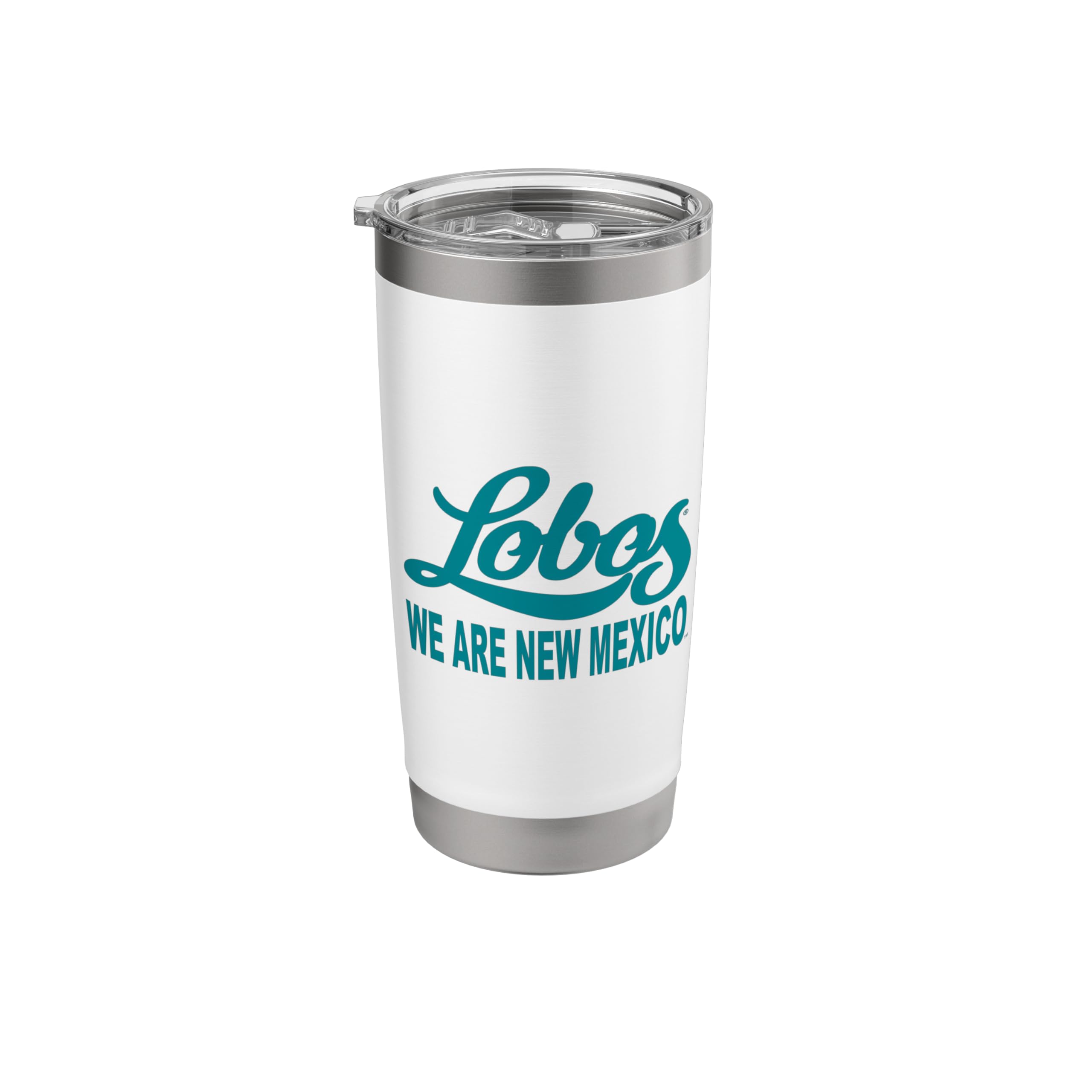 University of New Mexico Lobos Stainless Steel Insulated Tumbler - 20oz Double Wall Vacuum Insulated Travel Mug for Hot & Cold Drinks - Perfect for Game Day, Campus Life, and Outdoor Adventures