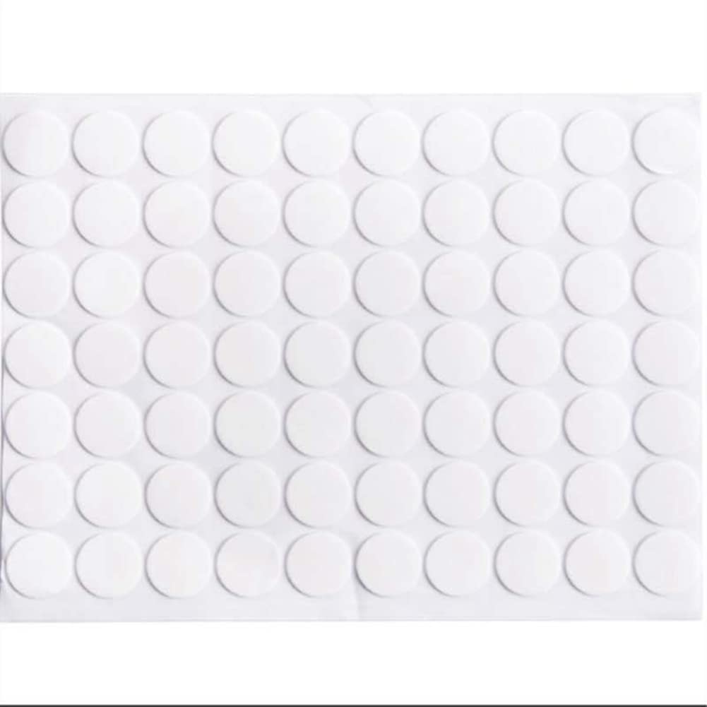 SEADEAR 1000 Pcs Transparent Double-Sided Round Acrylic Tape Stickers - 15mm Strong Removable Adhesive for Balloons, Crafts, DIY Art, Office Supplies, Wall Decor & Gift Wrapping
