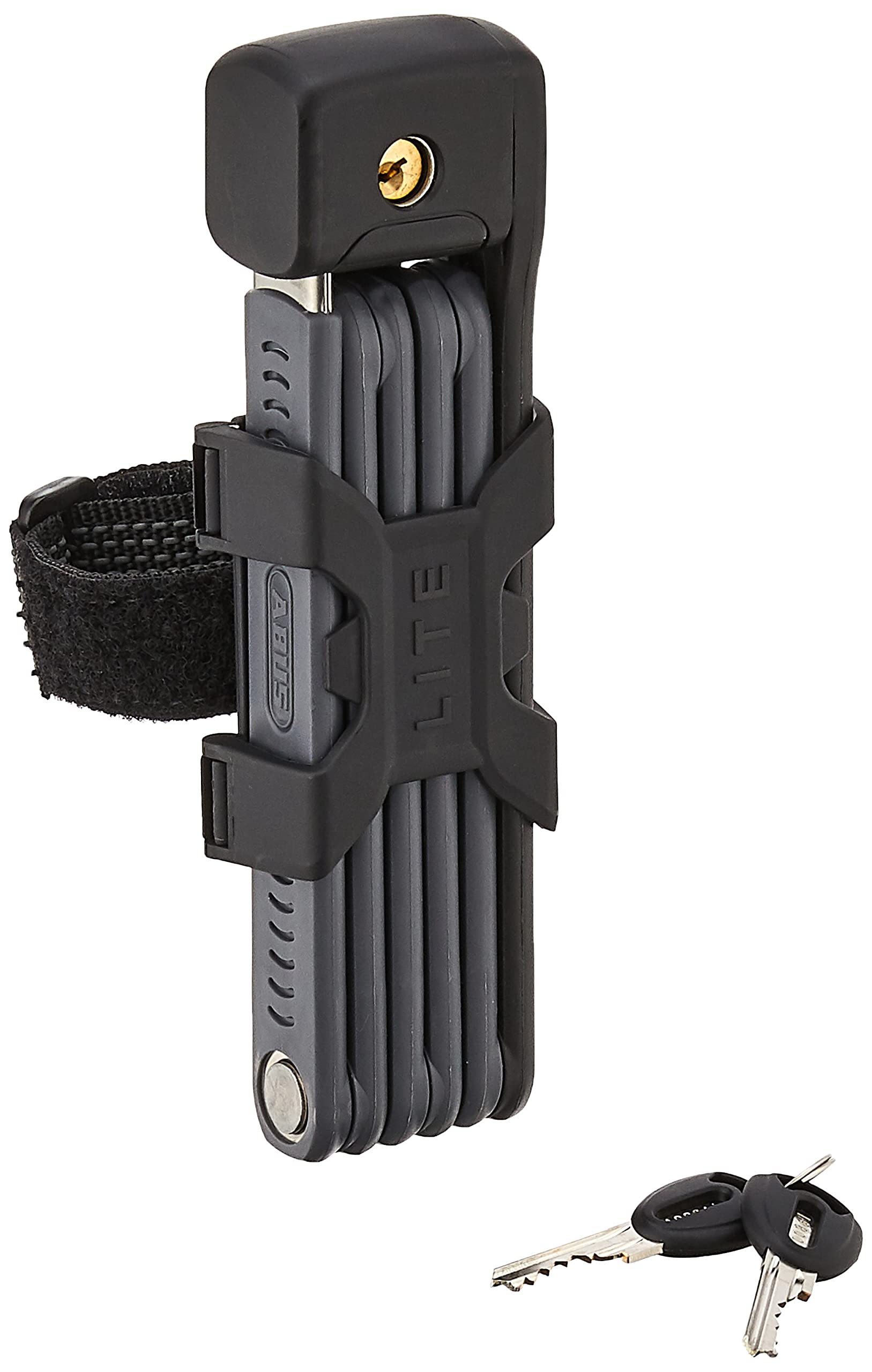 ABUS Bordo Ugrip Lite 6055/85cm Level 7 Bike Lock - High Security Folding Bicycle Lock for Road Bikes, Mountain Bikes & E-Bikes - Perfect for Urban Commuting & Outdoor Cycling