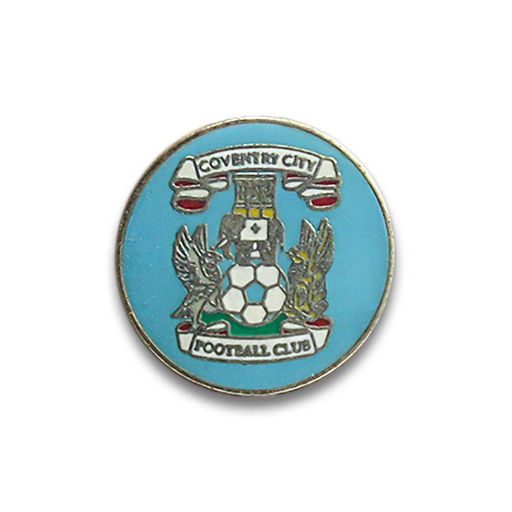 Coventry City FC Pin Badge - Official Football Club Enamel Lapel Pin - Perfect for Fans, Collectors & Match Day Outfits