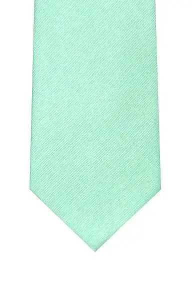 LA Smith Plain Silk Twill Tie for Men - Classic Business Necktie for Office, Wedding & Formal Occasions