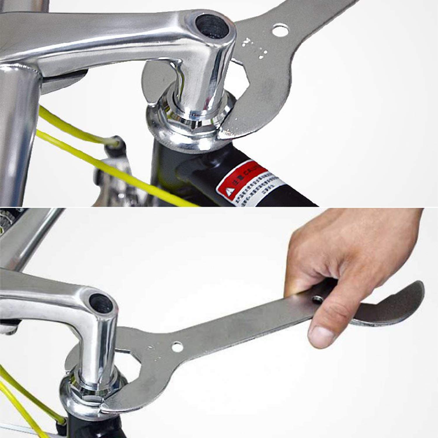 Top-Spring 4-in-1 Bike Headset Wrench Spanner - 30/32/36/40mm Bicycle Repair Tool for Wheel Hubs & Pedals - Professional Bike Maintenance Multi-Tool for Cyclists & DIY Enthusiasts - Perfect for Road Bikes, Mountain Bikes & Home Workshop Repairs