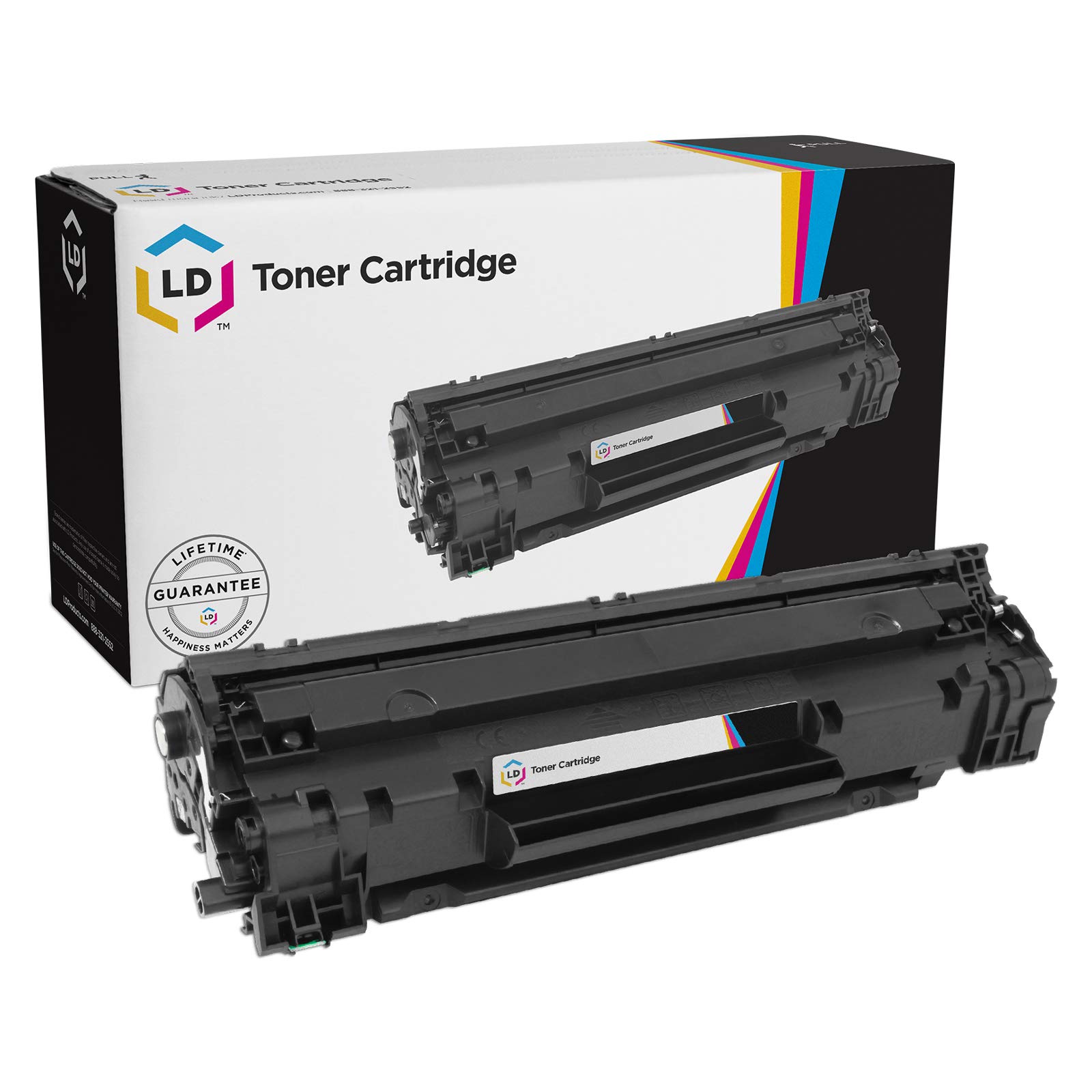 High-Quality LD Remanufactured Toner Cartridge Replacement for Canon EP-72 3845A002 (Black, 4-Pack) - Compatible with Canon Printers, Perfect for Home & Office Printing Needs