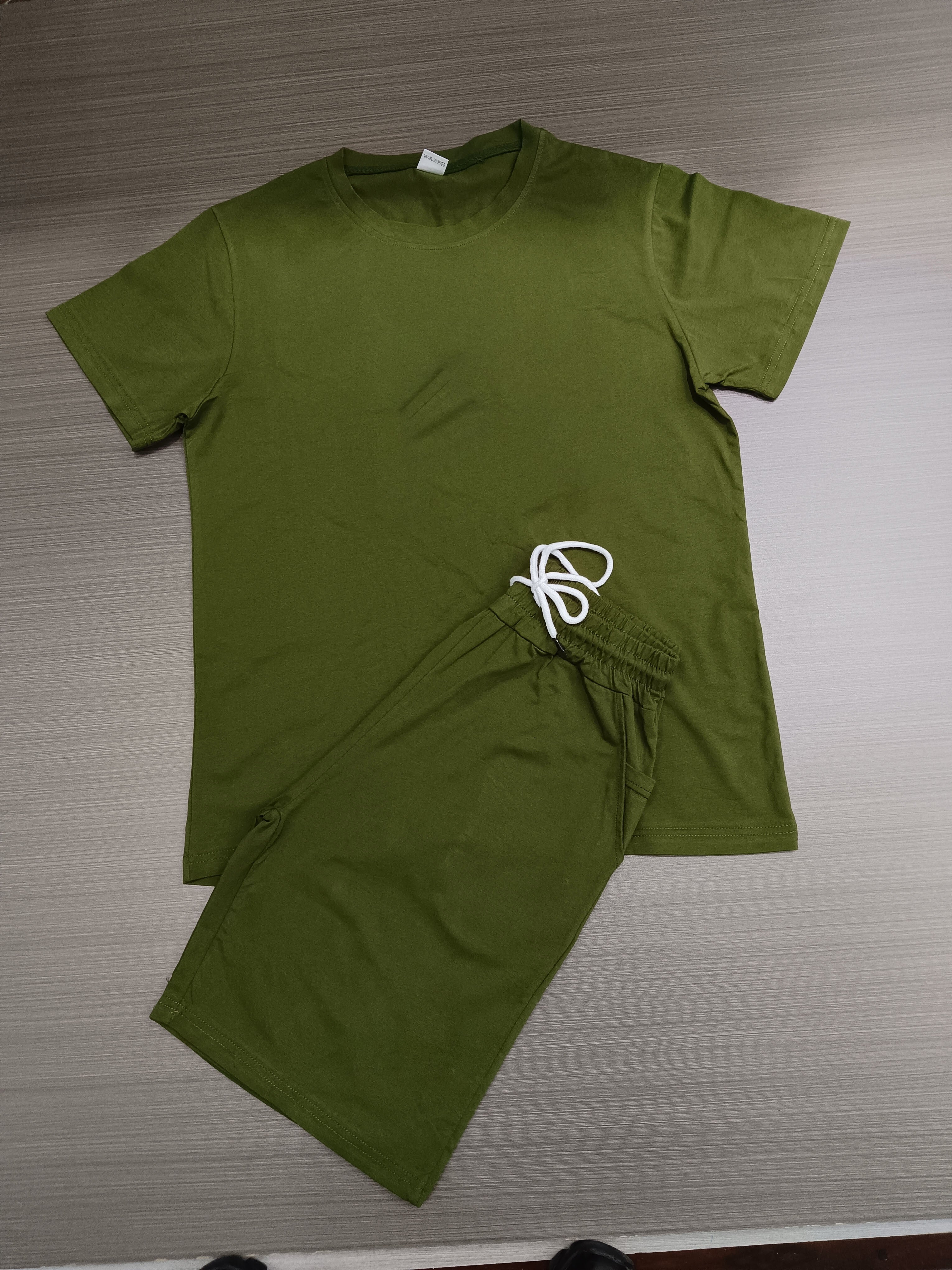 Men's Casual Short Sleeve T-Shirt and Shorts Set - Comfortable Summer Outfit for Beach, Gym, and Everyday Wear