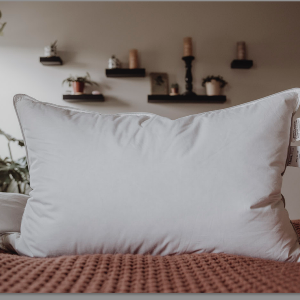 Down Dreams Classic Firm Pillow - Supportive Memory Foam Pillow for Side & Back Sleepers - Orthopedic Neck Support - Ideal for Home, Travel & Hotel Use