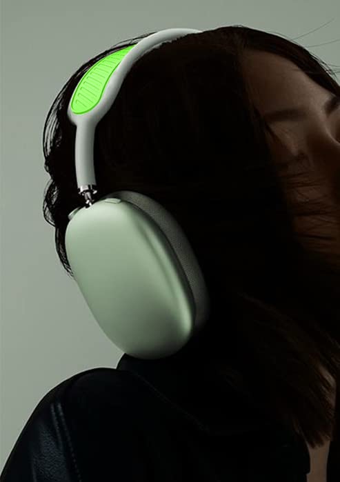 Zotech AirPods Max Headband Cover & Ear Cups Protector - Washable, Anti-Scratch, Skin-Friendly Headphone Accessories (Green) - Perfect for Travel, Workout, and Daily Use