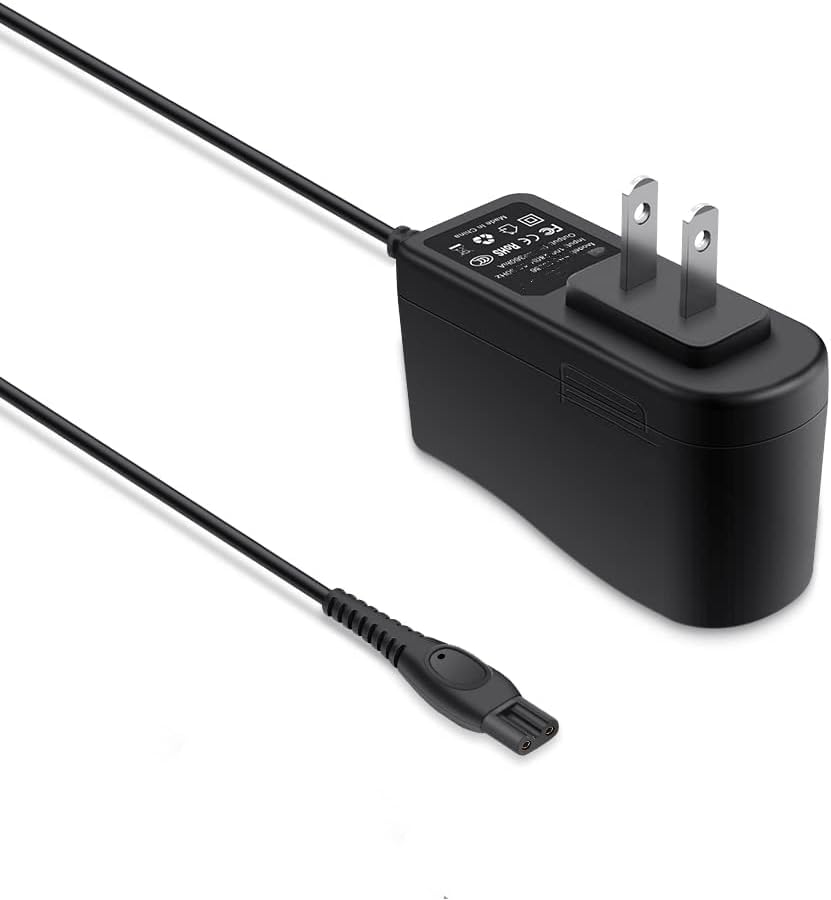 Guy-Tech AC Adapter Charger for Philips Satinelle Epilator Shaver SSW-2082US IP40 - Replacement Power Cord for Home & Travel Use