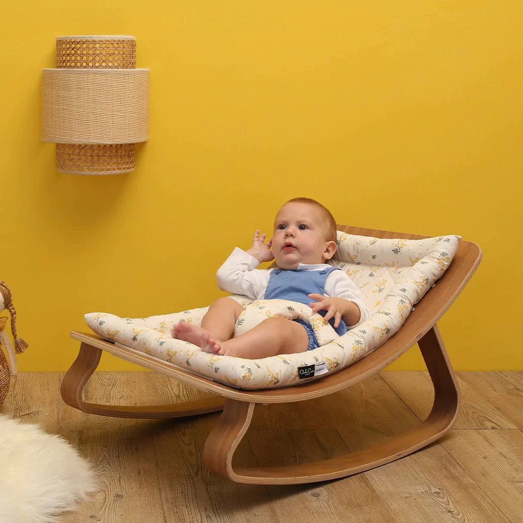 Charlie Crane Levo Baby Rocker - Adjustable Infant Bouncer & Rocking Chair for Newborns to Toddlers | Perfect for Nursery, Playroom & Travel | Soothing Motion & Comfortable Design