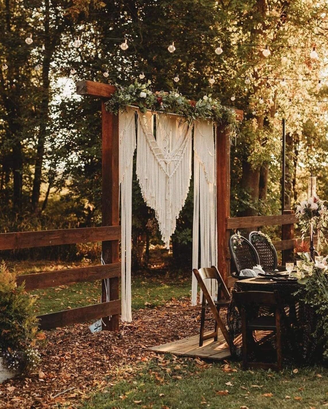 Large Macrame Wall Hanging - 75x85 Inch Boho Wedding Decor with White Wooden Sticks | Bohemian Tapestry for Arbor, Archway Backdrop & Home Art | Perfect for Weddings, Living Rooms & Nursery Decor