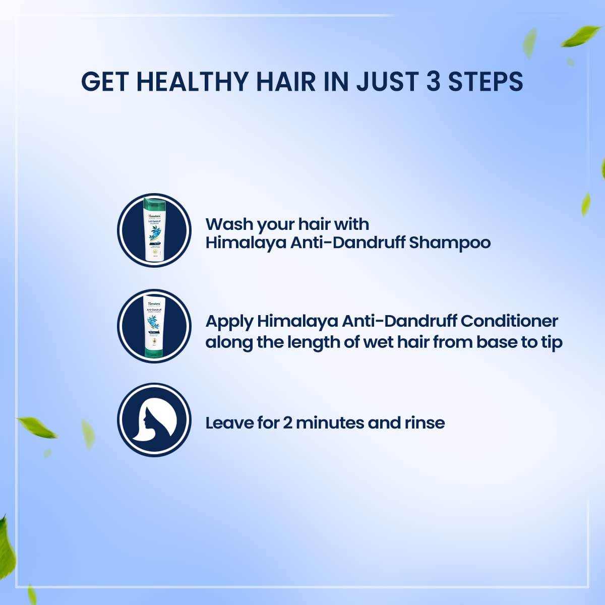 Himalaya Anti-Dandruff Conditioner with Tea Tree Oil & Aloe Vera - Fights Dandruff, Soothes Scalp & Nourishes Hair - 100ml for Men & Women - Perfect for Daily Hair Care & Scalp Treatment