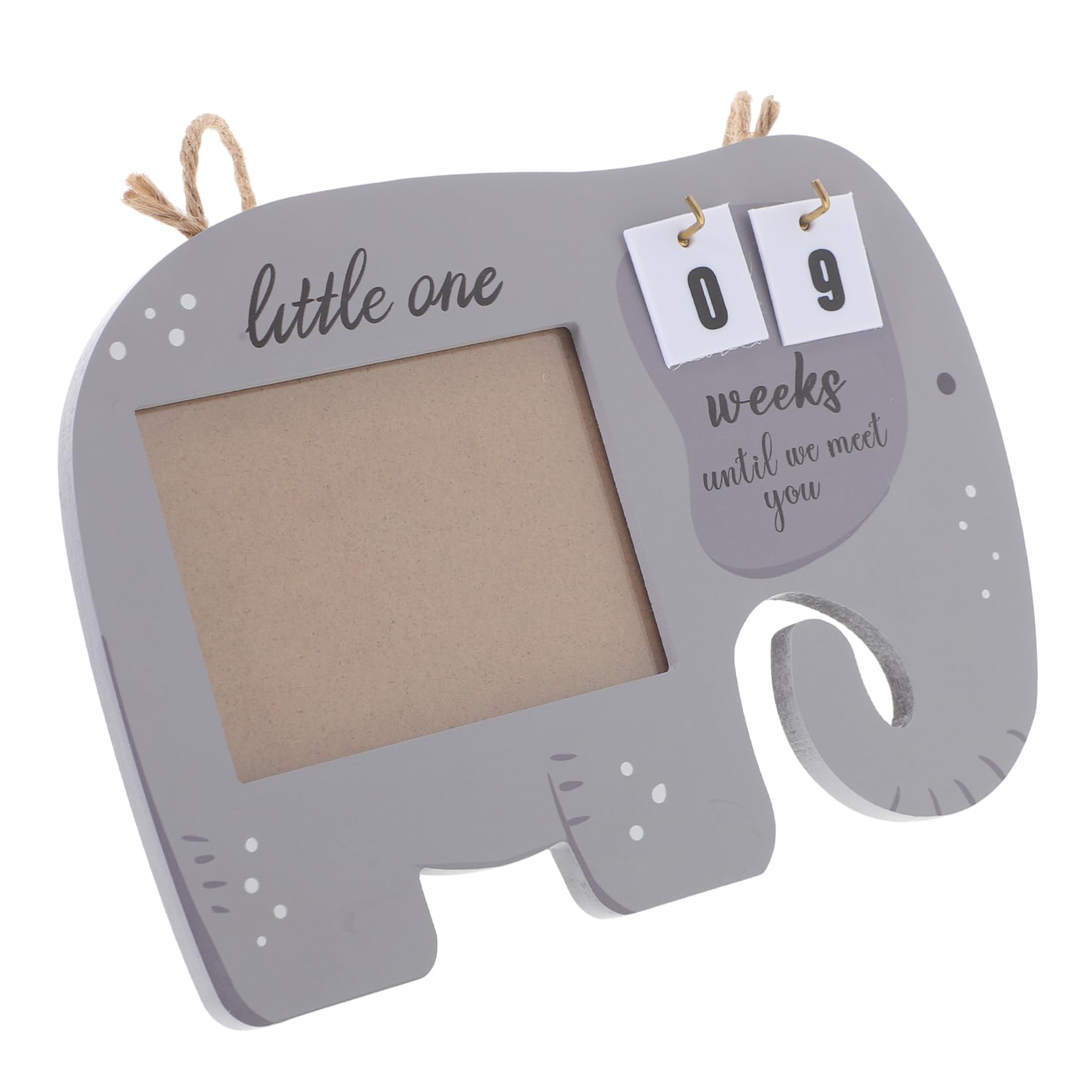 Vaguelly 4pcs Wooden Sonogram Photo Frames - Baby Ultrasound Picture Display Board for Nursery, Baby Shower Gift, and Family Keepsakes