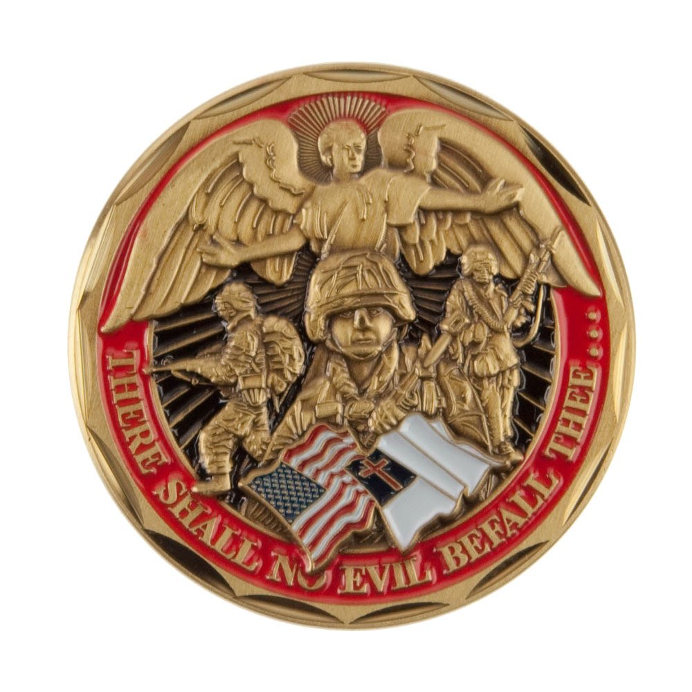 Bible Verse Coins for Soldiers - Inspirational Gift for Military & Faith