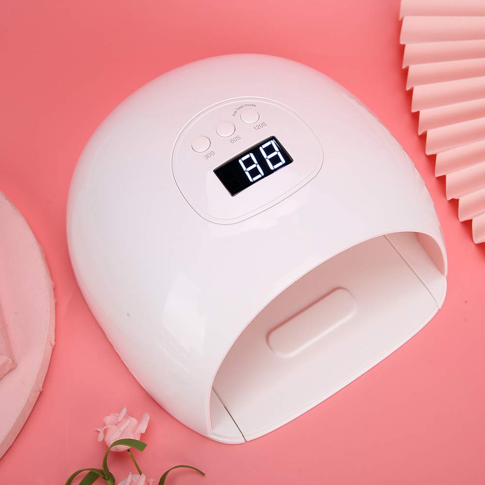 72W Professional UV LED Nail Lamp for Gel Polish - Painless Curing Light with 36 LED Chips & Detachable Base (110-240V) - Perfect for Salon, Home Manicure & Nail Art