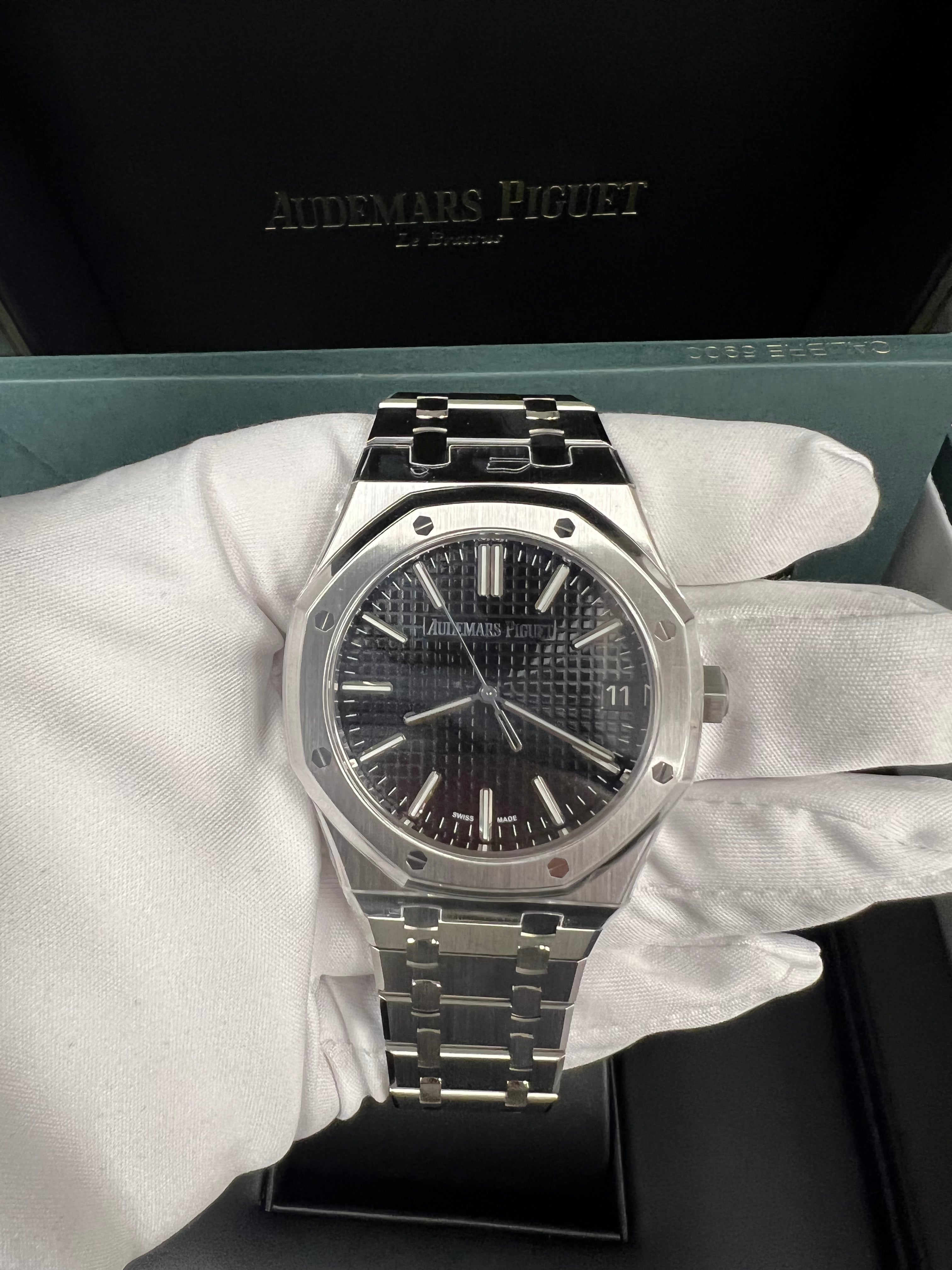 Audemars Piguet Royal Oak Selfwinding 50th Anniversary Watch - Black Dial 15510ST.OO.1320ST.02 - Luxury Men's Automatic Timepiece for Business & Special Occasions