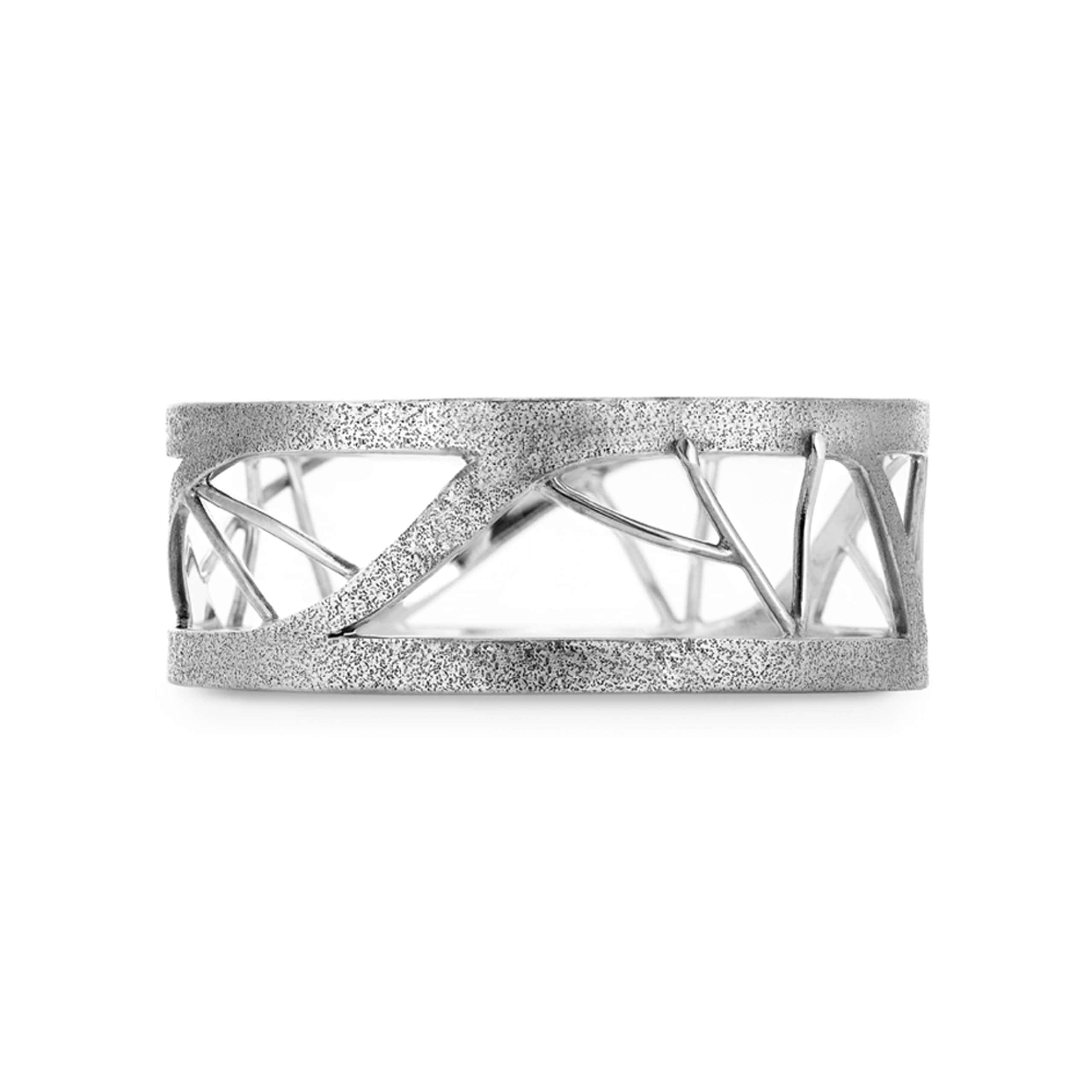 Eco-Friendly Recycled 925 Sterling Silver Bangle Bracelet for Women - Sustainable Jewelry Gift for Anniversary, Birthday & Everyday Wear