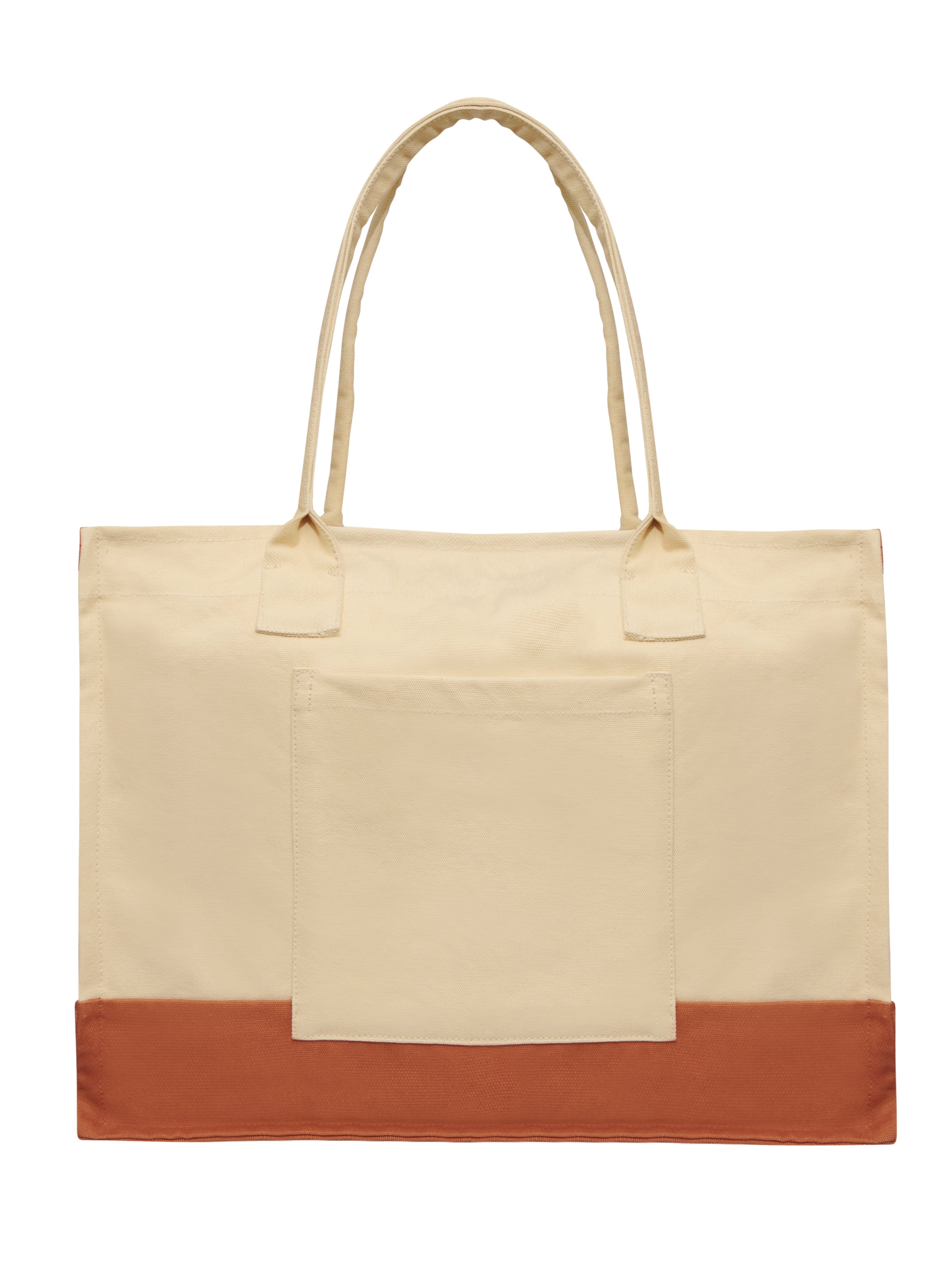 Respect Unisex Organic Cotton Tote Bag - Eco-Friendly Reusable Shopping Bag in Beige & Red | Perfect for Groceries, Beach Trips & Everyday Use