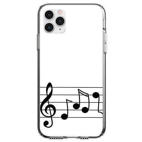 Treble Staff Music Notes On Clear Case