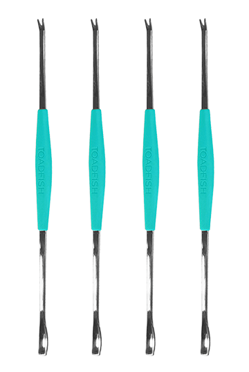 Toadfish Seafood Forks - Set of 4 Stainless Steel Shellfish Forks for Crab, Lobster & Oysters - Perfect for Seafood Lovers & Dinner Parties