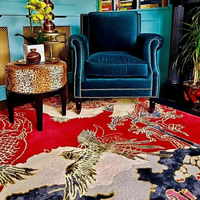 Good Fortune Hand Tufted Wool Rug - Premium Home Decor for Living Room, Bedroom & Office - Pre Order Now