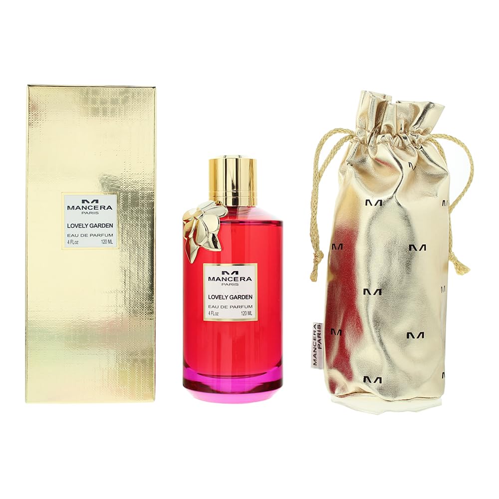 Mancera Lovely Garden Perfume for Women - 4 oz Eau de Parfum Spray | Floral Fragrance for Daytime Wear & Special Occasions