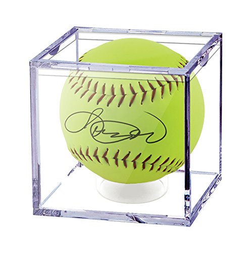 Ultra Pro Softball Display Cube Holder - Fits Most Vinyl Funko Pop Figures - Perfect for Collectors & Home Office Decor
