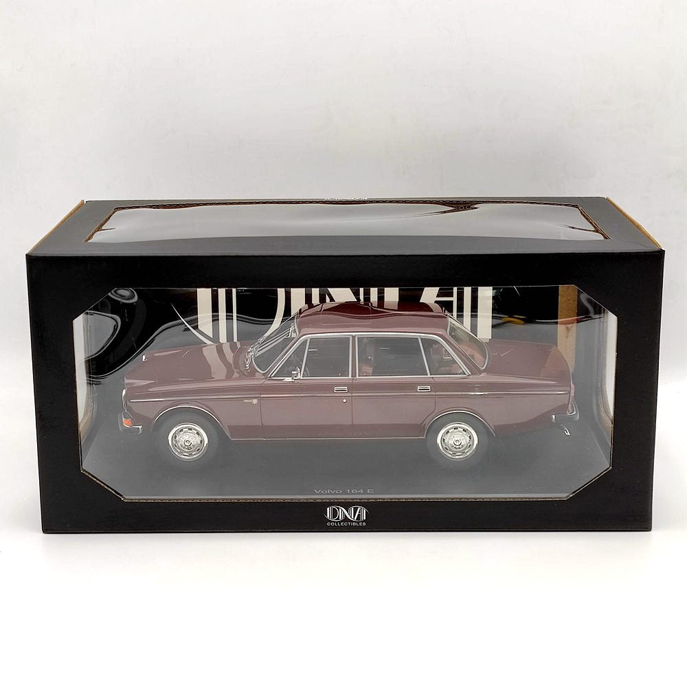 1/18 Scale Volvo 164 E 1972 Limited Edition Resin Model Car - DNA Collectibles DNA000158 - Red Diecast Vehicle for Collectors & Enthusiasts (Perfect for Display, Gifts, and Automotive Collections)
