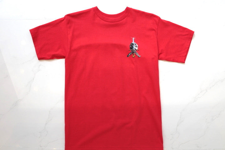 Powell Peralta Skull & Sword Graphic T-Shirt for Men - Vintage Skateboard Style Tee - Perfect for Skateboarding, Streetwear & Casual Outfits