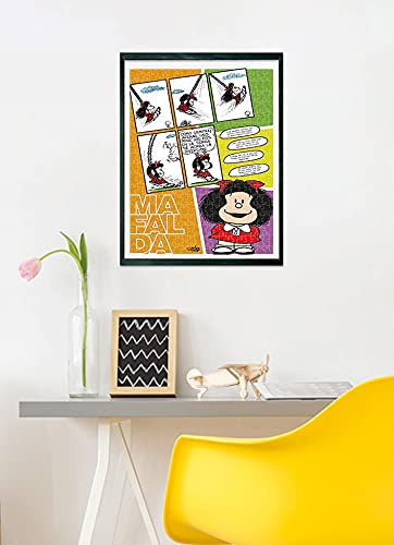 Clementoni 35105 Mafalda 500-Piece Adult Puzzle - Cartoon Comic Strip Puzzle Made in Italy - Perfect for Home Decor, Gifts & Relaxation
