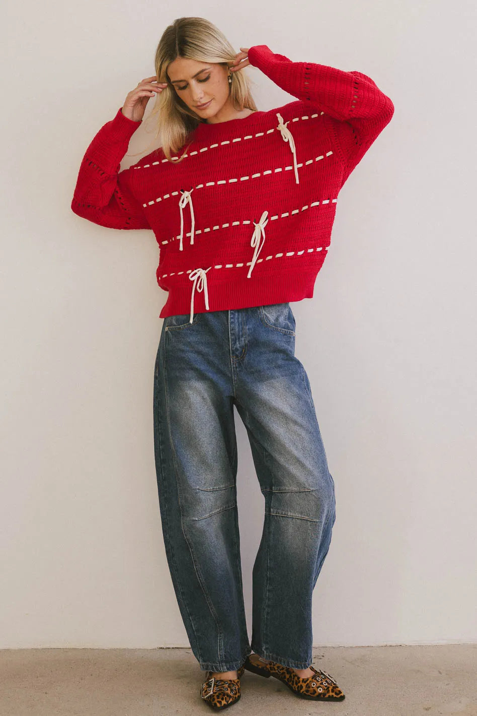 Melissa Knit Sweater Women's Cozy Pullover - Final Sale | Perfect for Fall & Winter Fashion, Casual Outfits, and Office Wear
