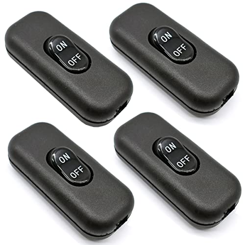 Cord Switch,4Pack,Black