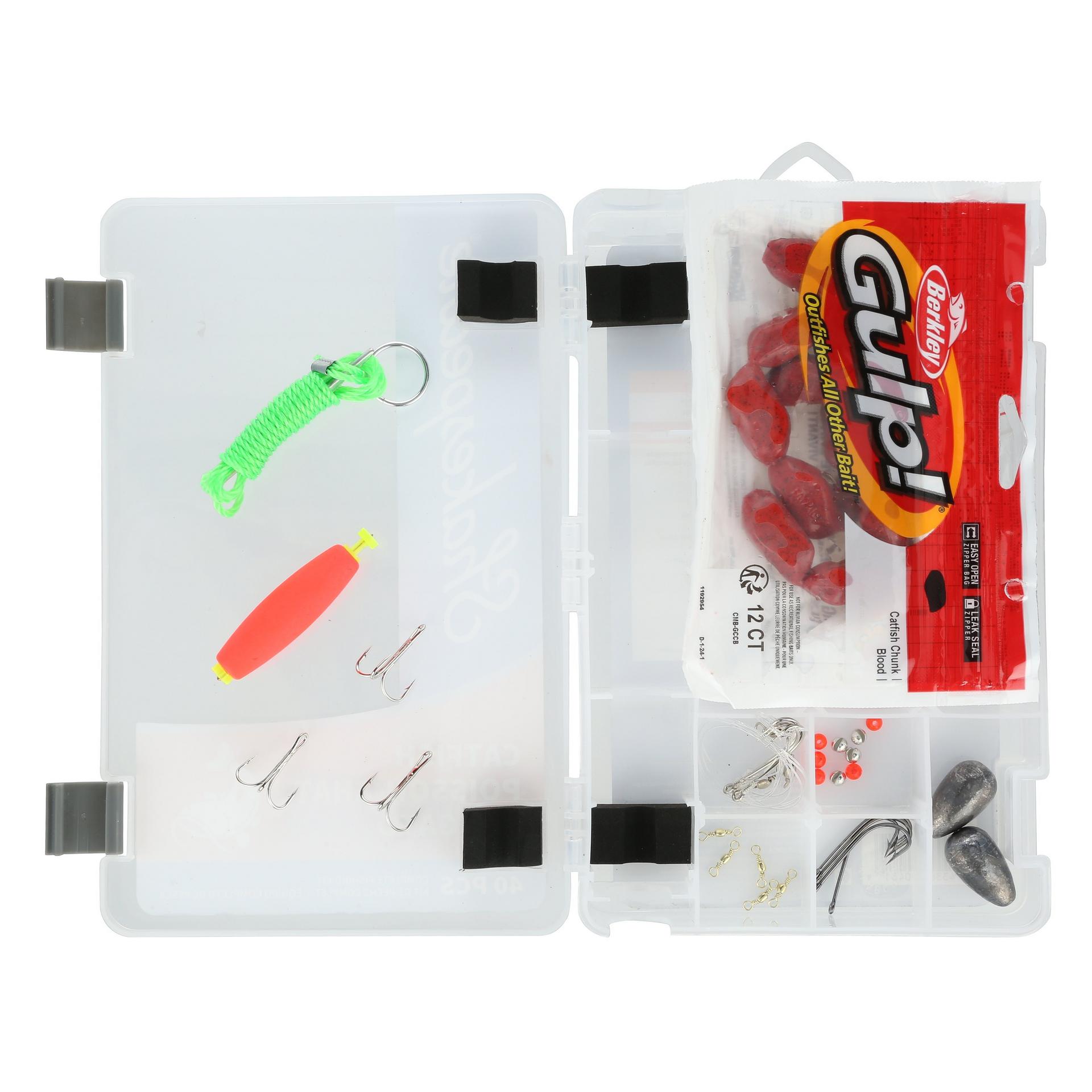 **Catch More Fish® Catfish Fishing Kit - Complete Catfish Bait & Tackle Set for Freshwater Fishing - Perfect for River, Lake, and Pond Fishing Adventures**