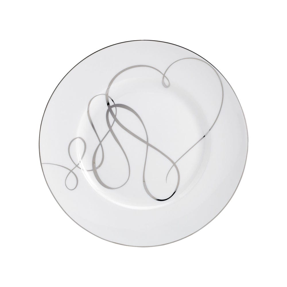 Love Story Set of 4 Salad Plates - Elegant Dinnerware for Romantic Dinners, Anniversaries & Special Occasions | Perfect for Couples, Weddings & Valentine's Day Gifts