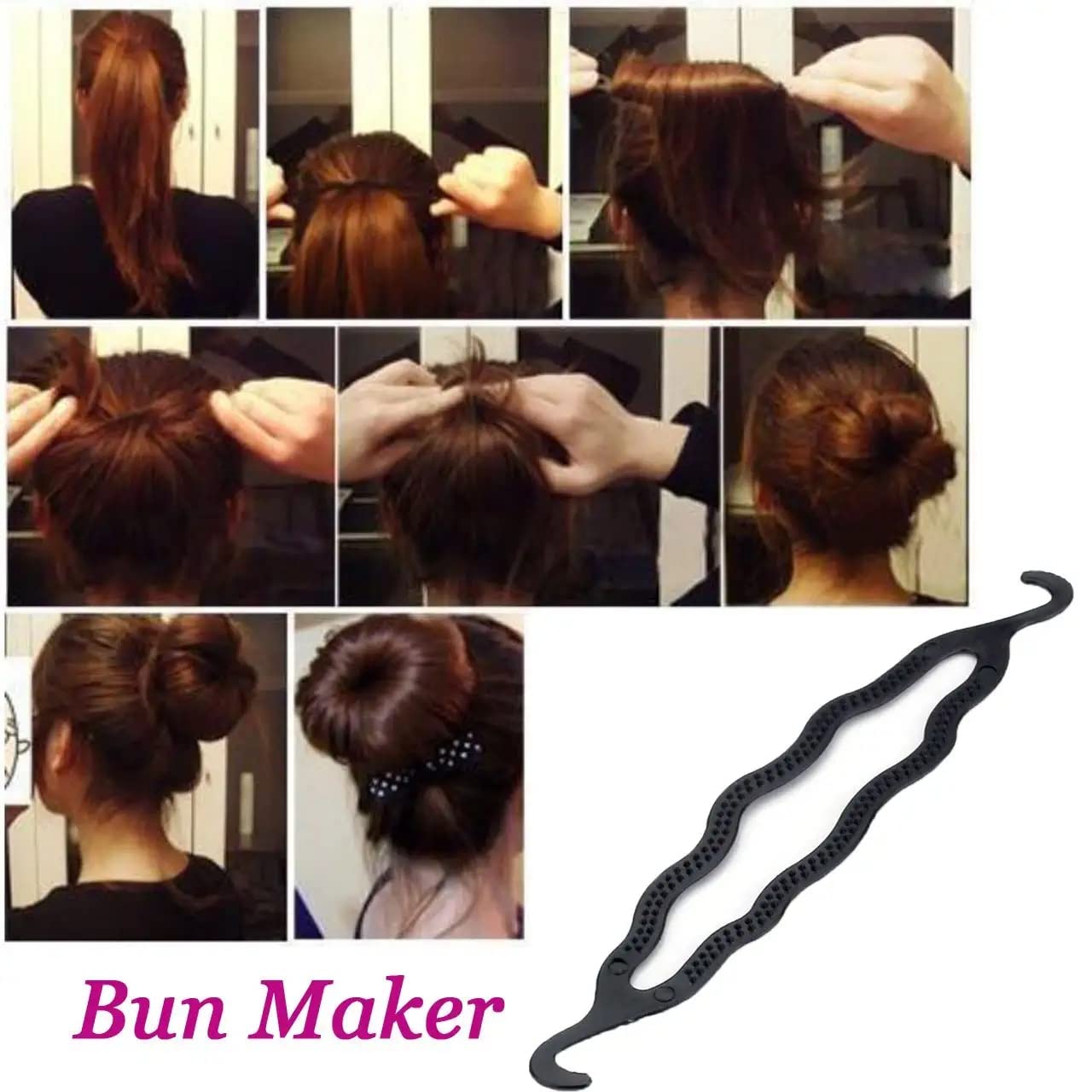 VSAKSH Hair Styling Tool Kit - Hair Loop, Braiding & Updo Ponytail Maker Set for Girls & Women | Perfect for French Braids, Ponytails & Everyday Hairstyles | Great Gift for Hair Enthusiasts
