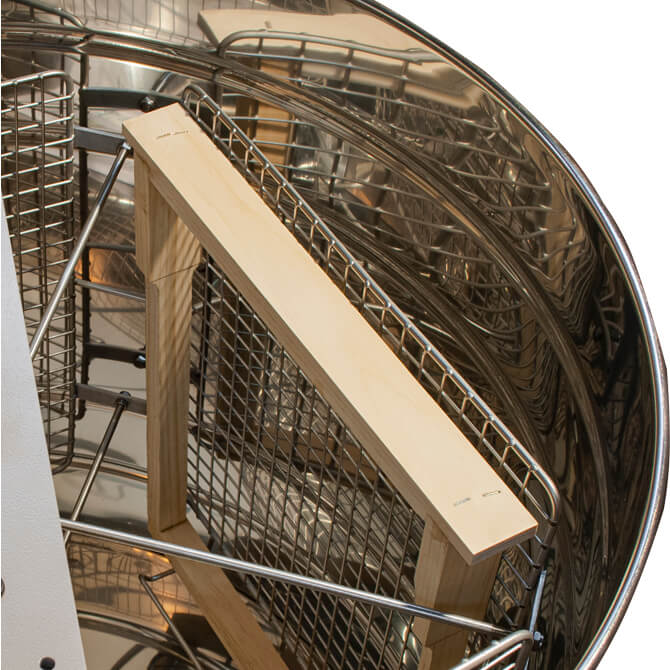 Large Frame Manual Honey Extractor for Layens Hives – Perfect for Beekeepers & Home Honey Harvesting