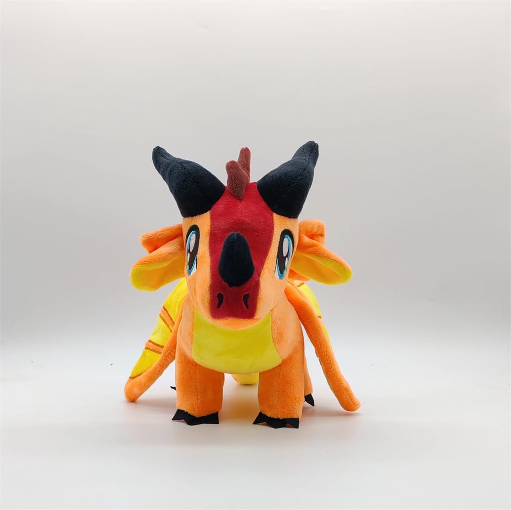 Wings of Fire Rainwing Dragon Plush Toy - Soft Stuffed Animal Pterosaur Flying Pillow for Kids & Collectors | Perfect Gift for Fantasy Fans, Boys & Girls | Bedroom Decor, Cosplay Prop & Cuddly Companion (Skywing)