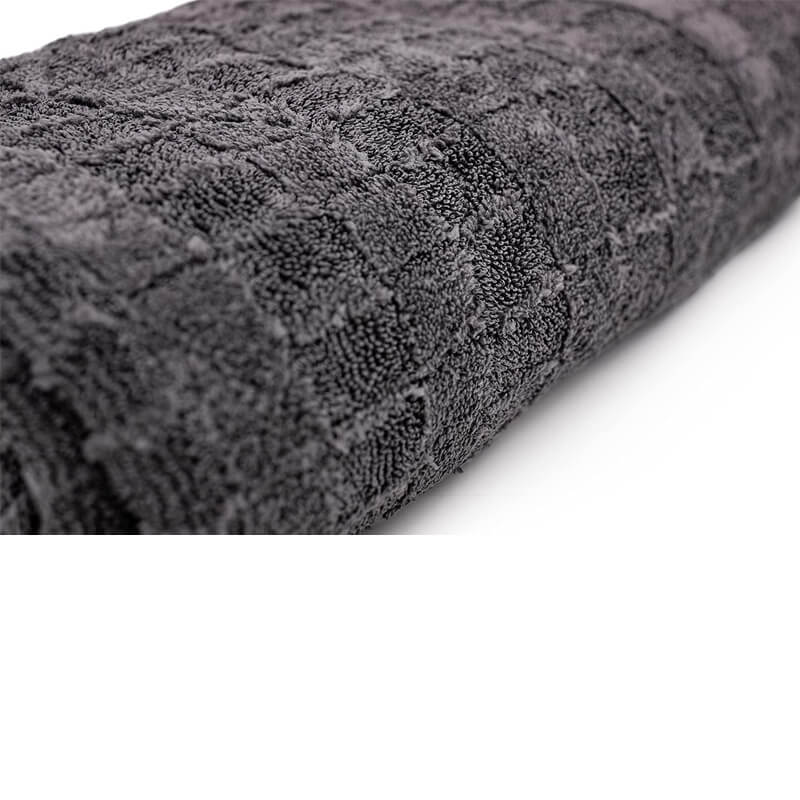 Twisted Loop & Fleece Combo Drying Towel - Super Absorbent Microfiber Car Detailing Towel for Cars, Motorcycles, Boats - Quick Dry, Scratch-Free, Reusable (Blue, 20