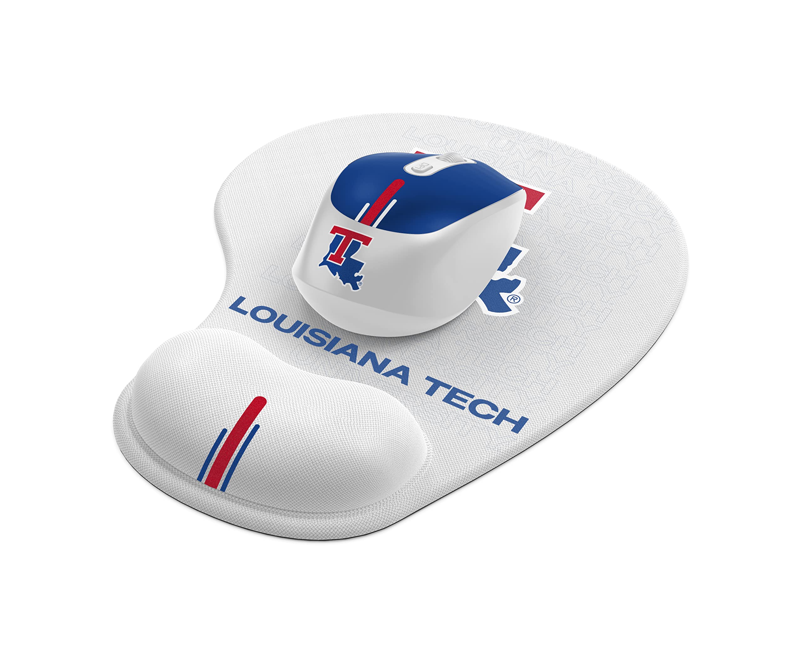 SOAR NCAA Unisex Wireless Mouse with Mouse Pad - Ergonomic Bluetooth Mouse for Laptop, PC, Mac - Perfect for Gaming, Office Work & College Students (Team Colors Available)