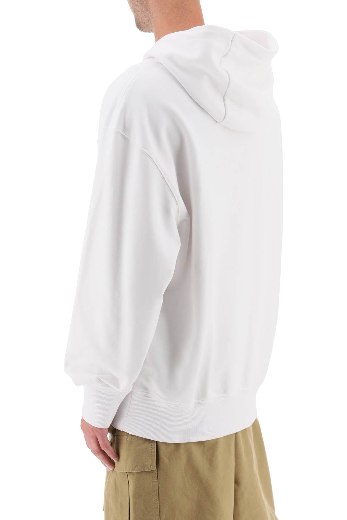 Boss Logo Patch Hoodie - Stylish & Comfortable Men's Zip Up Sweatshirt for Casual Wear & Street Fashion