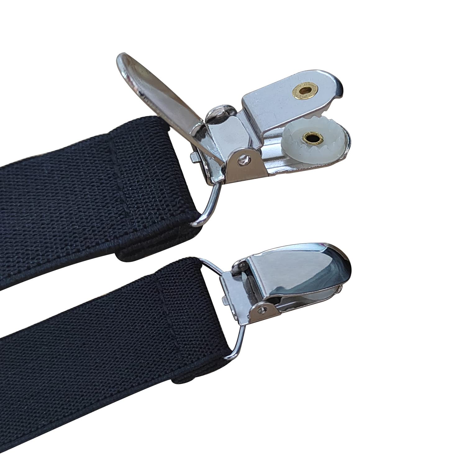 Men's Adjustable Elastic Y-Style Garter Straps - Non-Slip Socks Clamps for Formal Wear