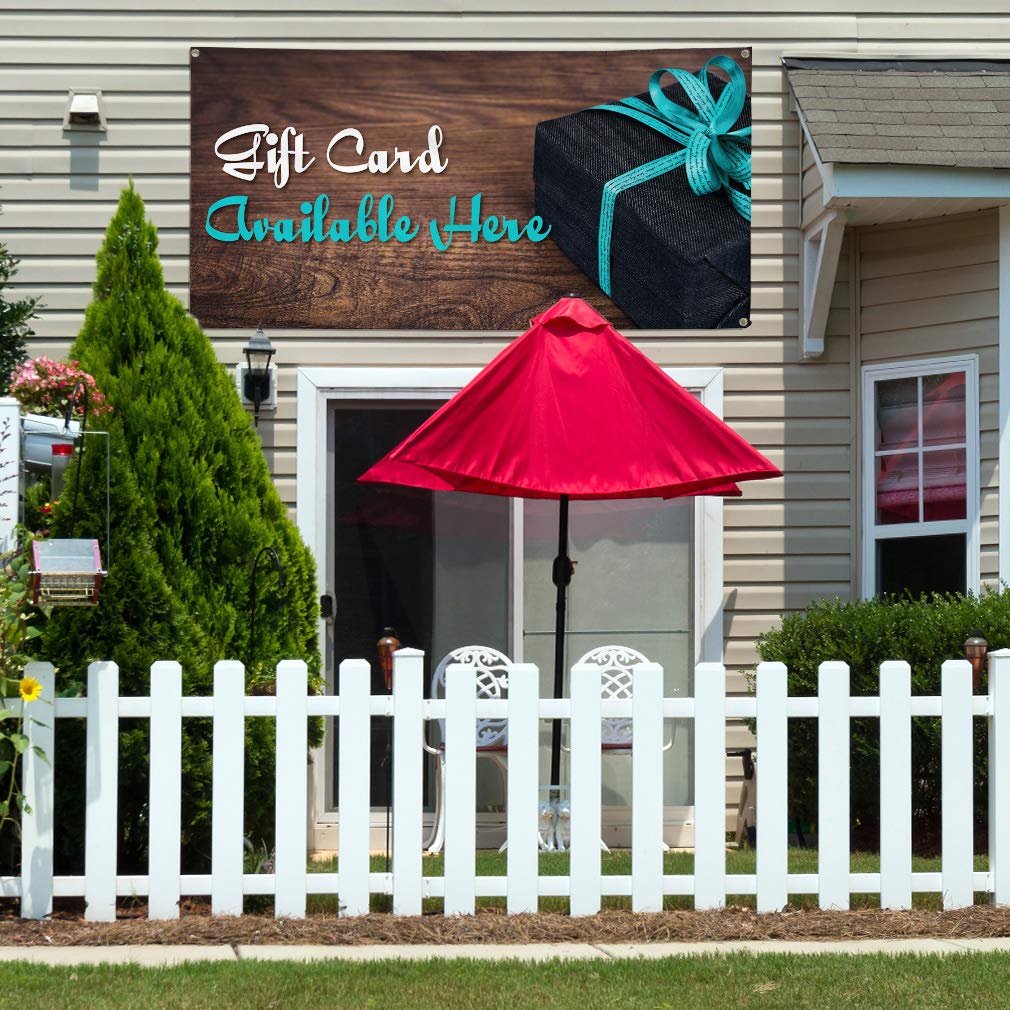 Durable 60x144 Inches Vinyl Banner - Weatherproof Outdoor Business Sign with 10 Grommets (Multiple Sizes Available) - Perfect for Yard Sales, Construction Sites & Event Advertising