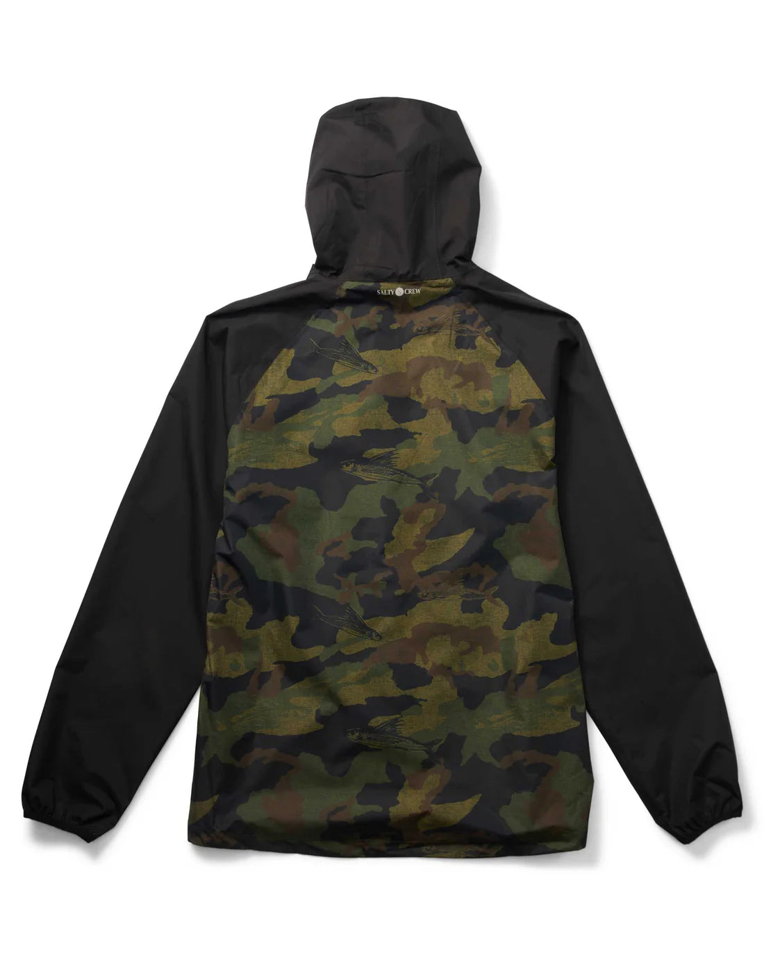 Salty Crew Stash Jacket - Waterproof Windbreaker for Fishing & Outdoor Activities - Men's Lightweight Hooded Rain Jacket