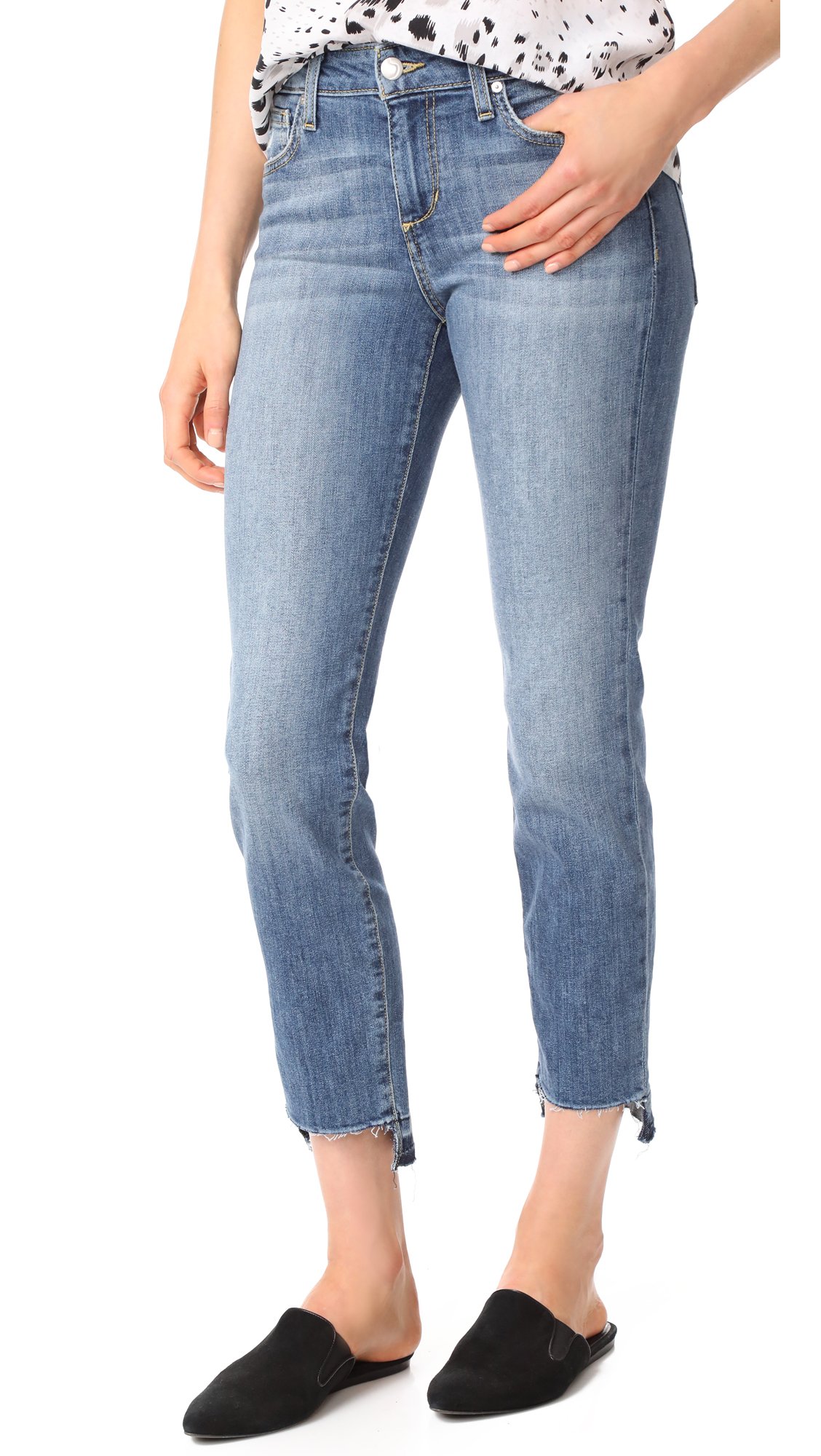 Joe's Jeans Women's Cigarette Straight Ankle Jean in Shea - Slim Fit High Waist Denim Pants for Casual & Work Outfits | Perfect for Office, Dating & Everyday Wear