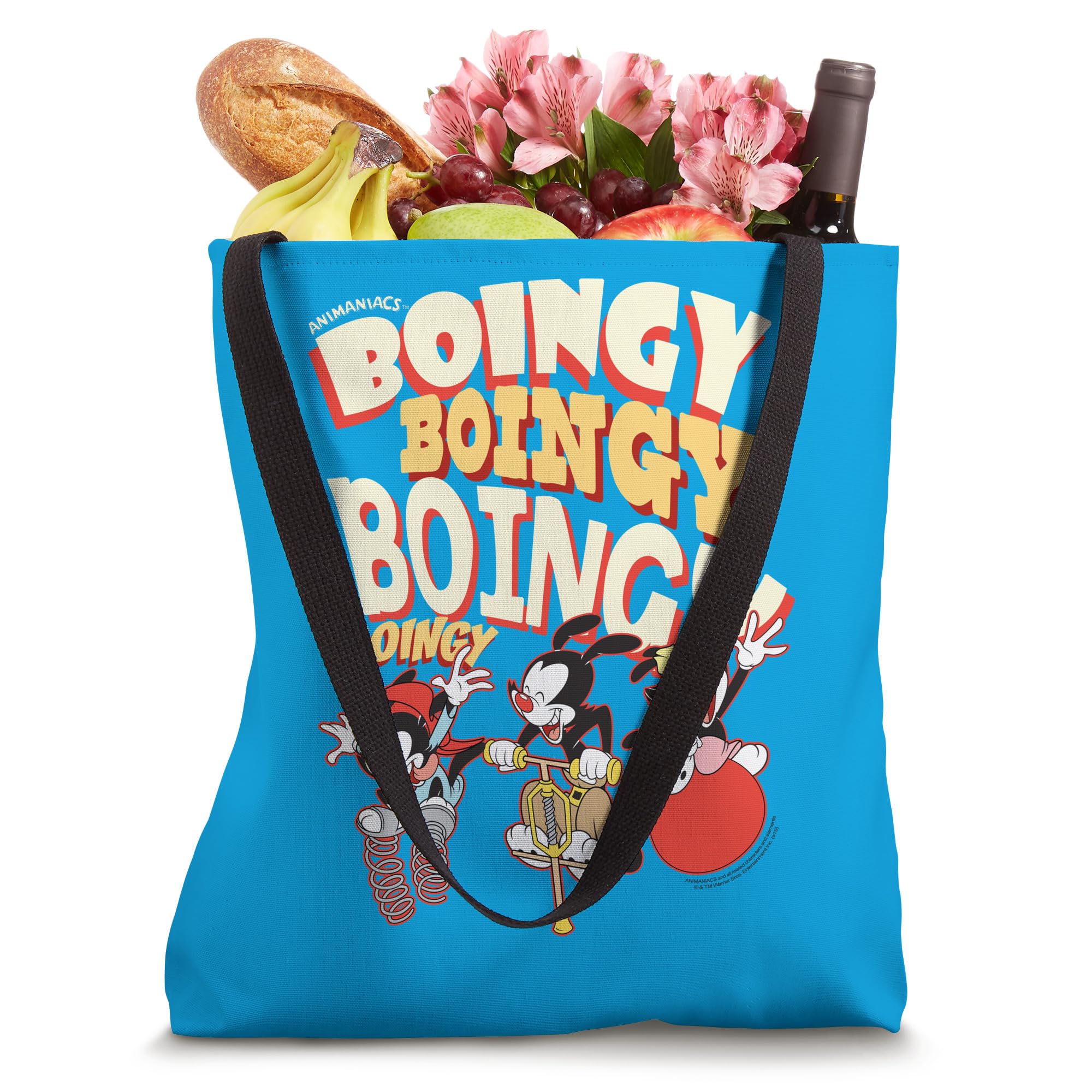 Animaniacs Boingy Tote Bag - Official Cartoon Merchandise for Fans | Durable & Stylish Shopping Bag for School, Work & Travel