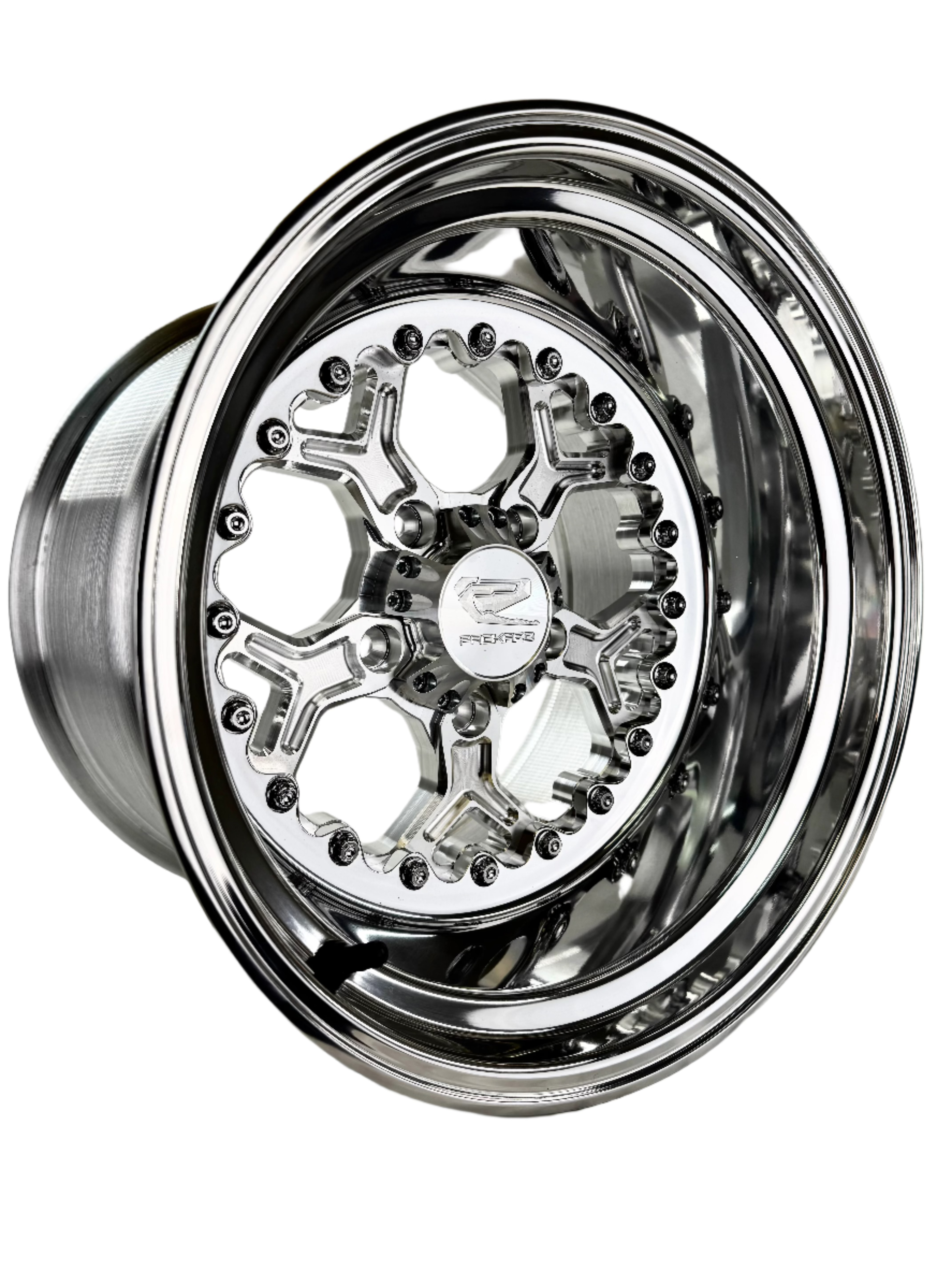 Pro 5 FF Forged Polished Silver RZR PRO R 5X4.5 Wheel - Premium Off-Road Performance for UTV & ATV Adventures