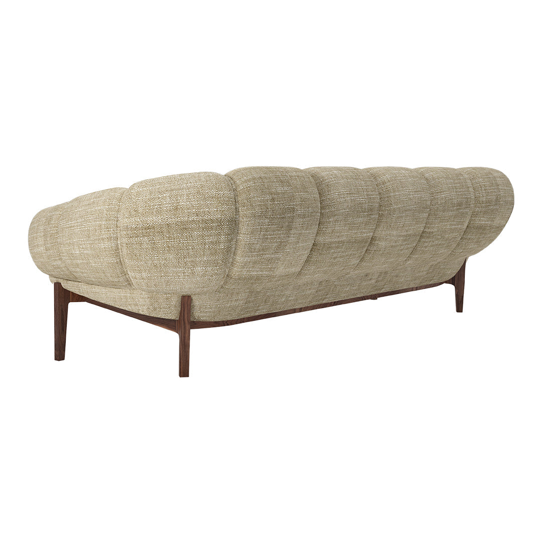 Comfortable Croissant 3-Seater Sofa - Modern Living Room Furniture for Small Spaces | Perfect for Apartments, Lounges & Cozy Home Decor