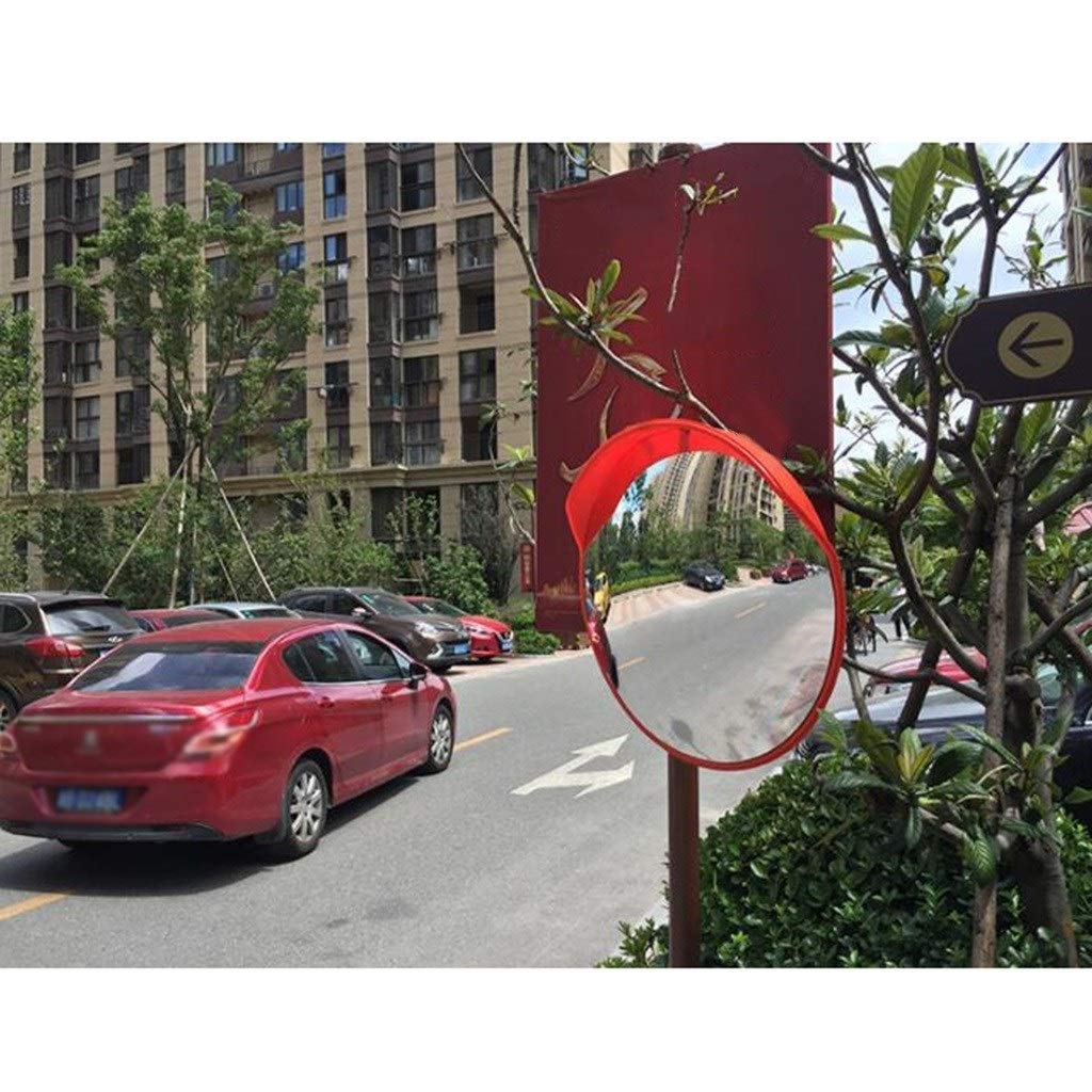 45CM Outdoor Convex Mirror - Wide Angle Traffic Safety Mirror for Roads, Schools & Communities - Weatherproof Security Lens for Enhanced Visibility (Perfect for Parking Lots, Driveways & Crosswalks)