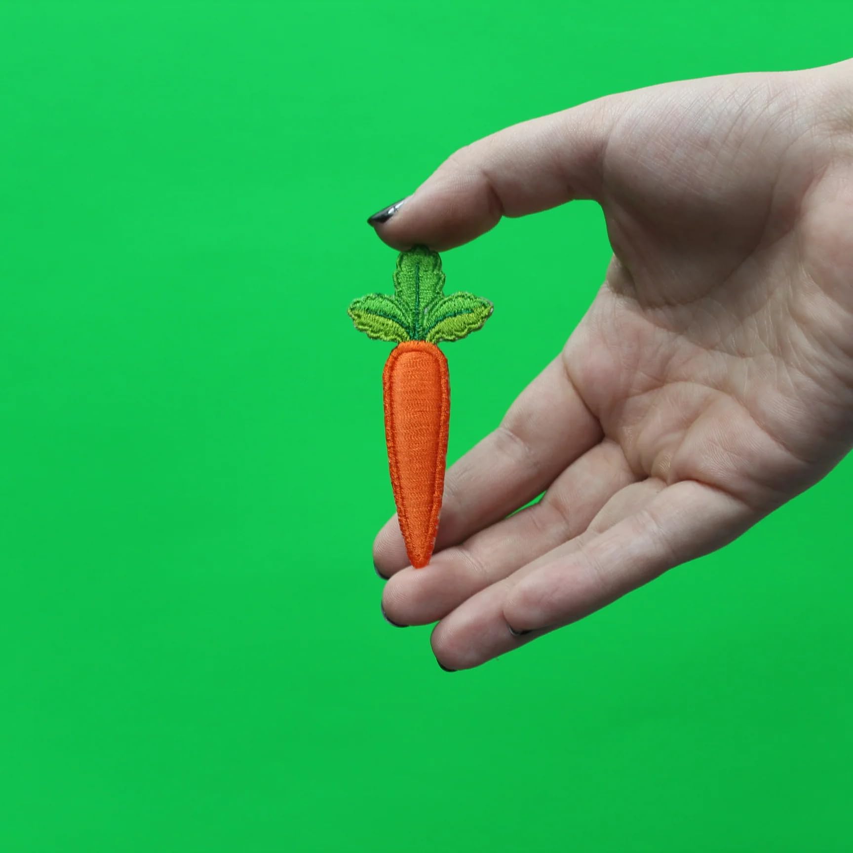 Easter Carrot Embroidered Iron On Patch for DIY Clothing, Hats, Bags - Fun Holiday Decoration & Costume Accessories